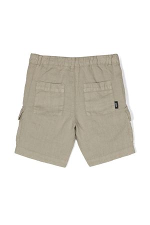 Straight-leg linen cargo shorts ASPESI KIDS | S23008PBL6000511